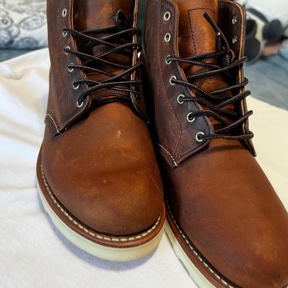 Red Wing Shoes Brown Ankle Boots - Picture 6 of 9